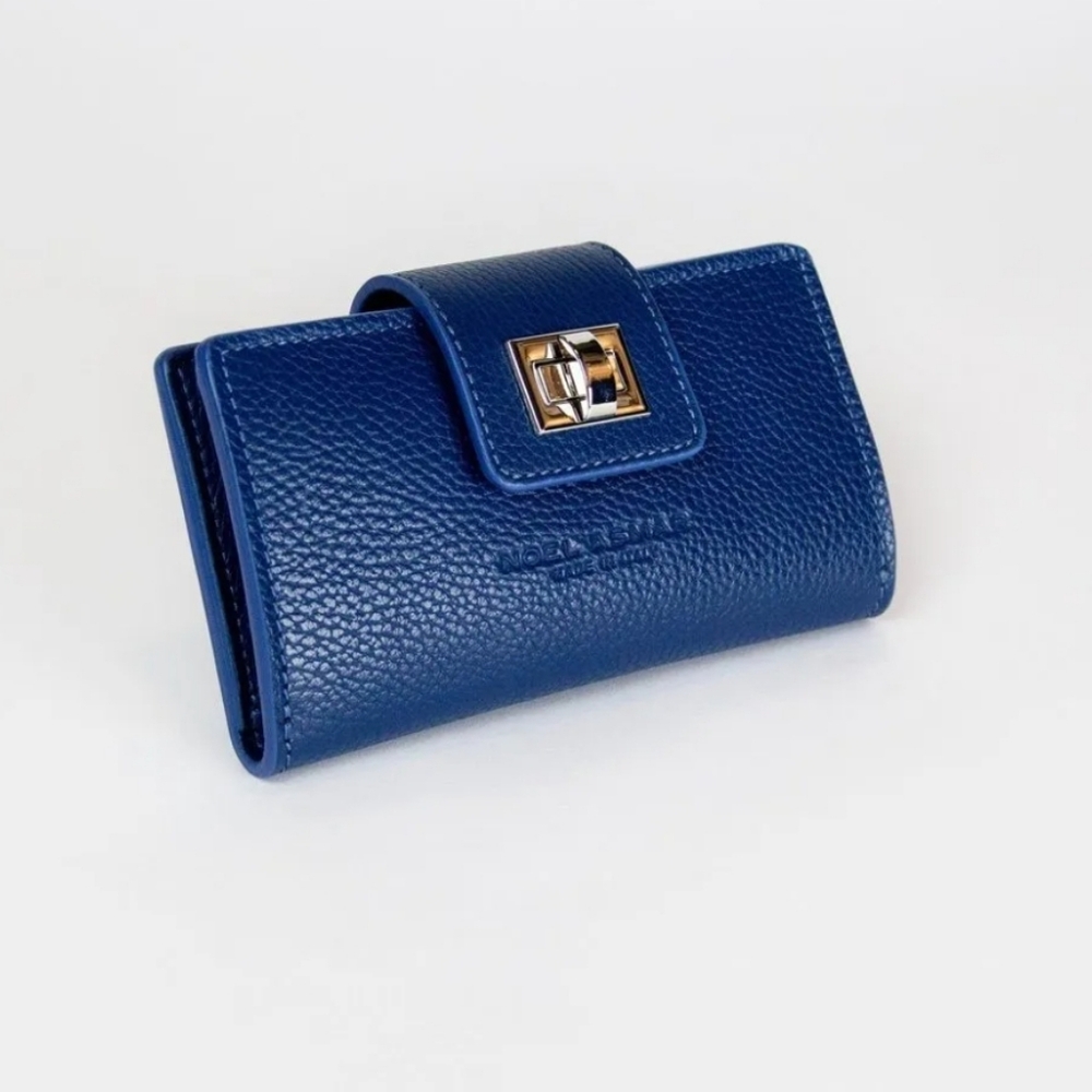 Noel Asmar Italy Blue Leather Belt Bag